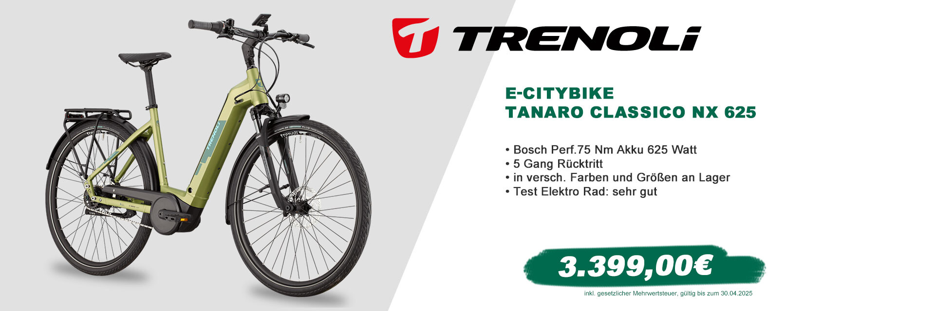 Trenoli Tanaro Classico NX 625