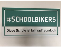 #SCHOOLBIKERS Schild