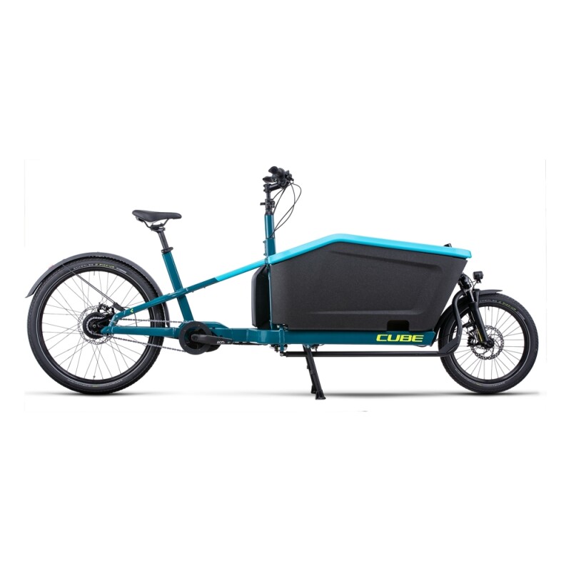 Cube Cargo Dual Hybrid 1000Wh Blue-Lime