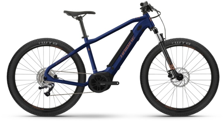 Haibike - ALLTRACK 4 27,5, Cool Blue/Leather glänzend