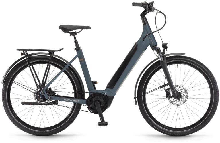 Winora - Sinus R8 E Low, Grey-Blue matt