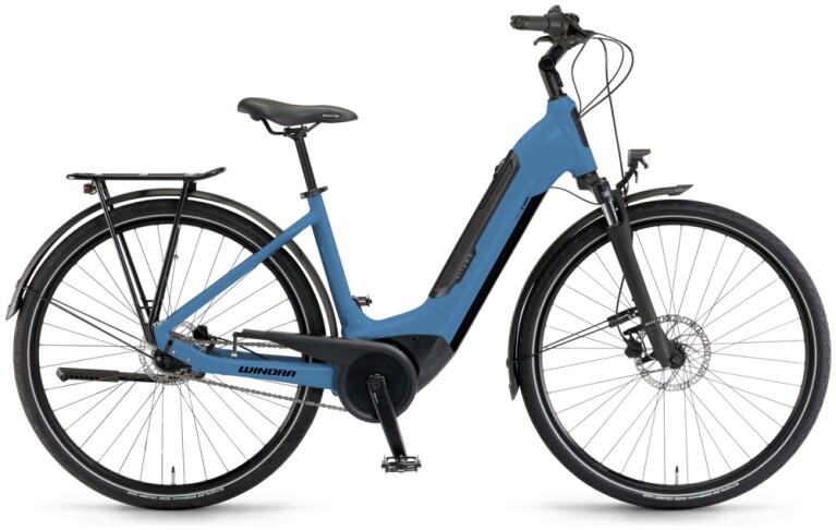 Winora - Tria N8 E Low, Pure Blue matt