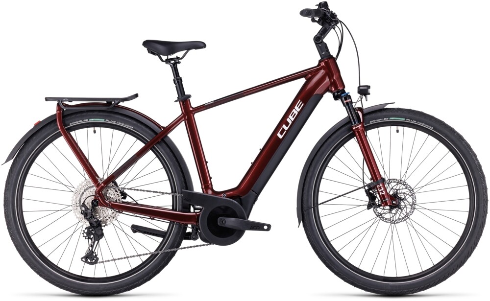 Cube - Touring Hybrid EXC (red-white)