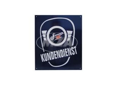 Simson Blechschild SIMSON KUNDENDIENS