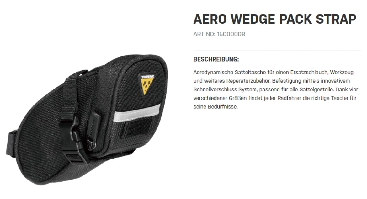 Topeak Aero Wedge Pack Strap