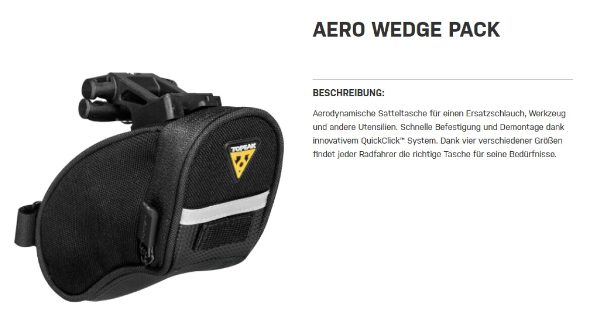 Topeak Aero Wedge Pack Micro