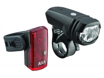 AXA LED Akkuleuchten Set Green Line 50 Lux