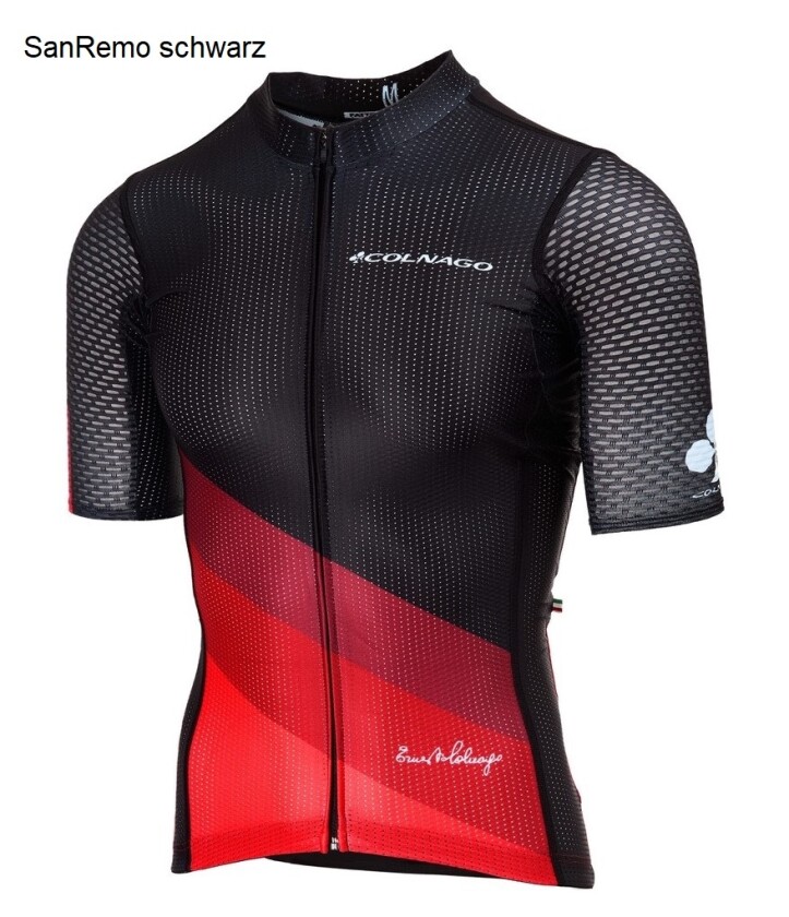 Colnago Jersey Sanremo Short Sleeves - black/red