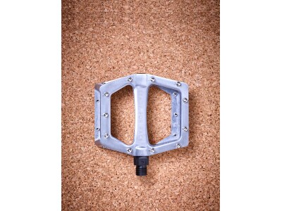 Cube Flat Pedal CMPT, silber