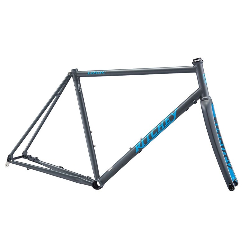 Ritchey ROAD LOGIC DISC Rahmenset Grey/Blue Logo