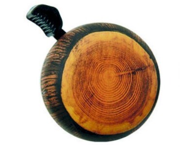 Electra Bicycle Glocke Domed Ringer Bell Wood