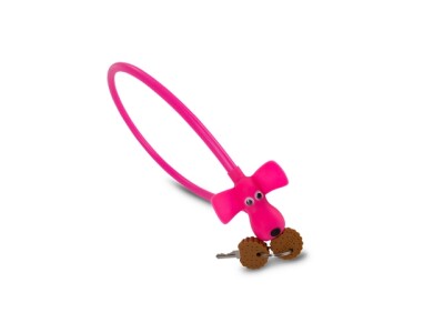RFR Cube Kabelschloss HPS "DOG" mit Schlüssel pink