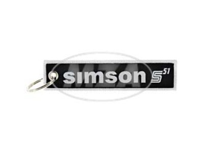 Simson Stoff-Schlüsselanhänger-Simson