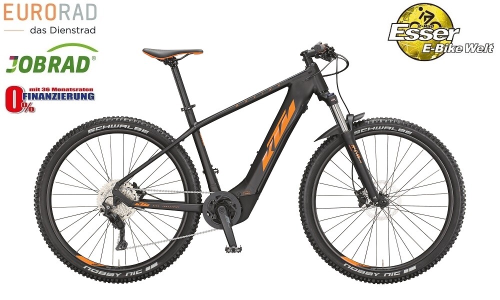 KTM Macina Team 293 schwarzmattorange EMountainbike