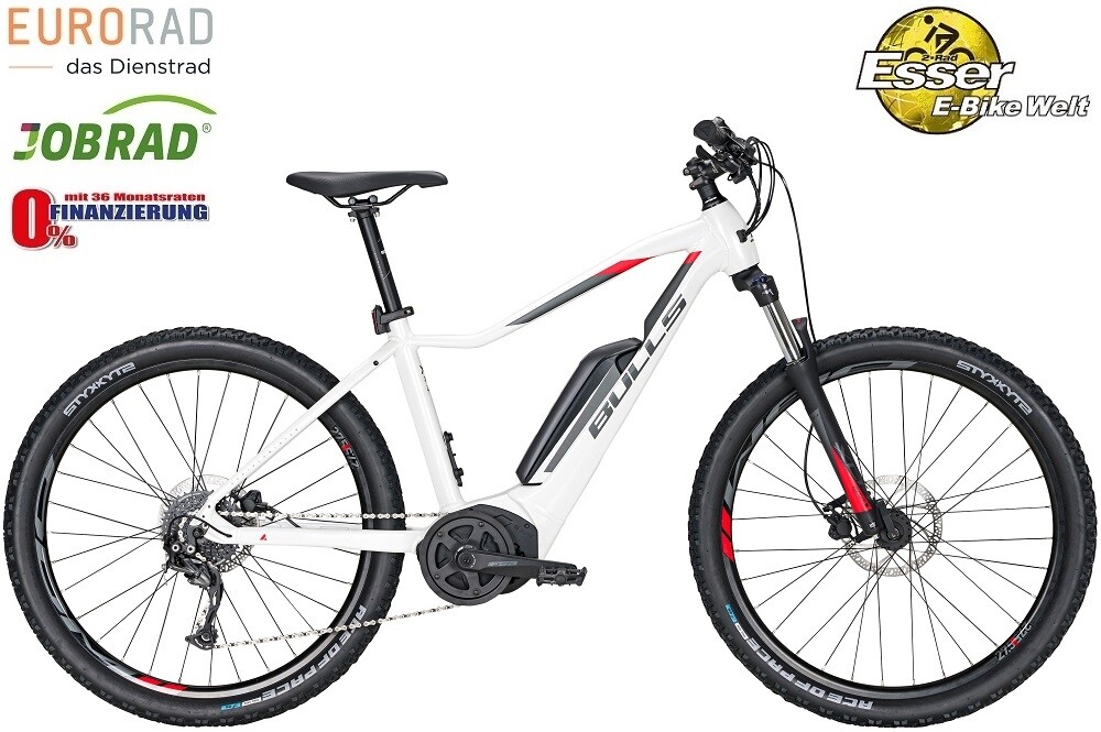 Bulls Aminga E1 weißrotgrau 500Wh 2021 EMountainbike