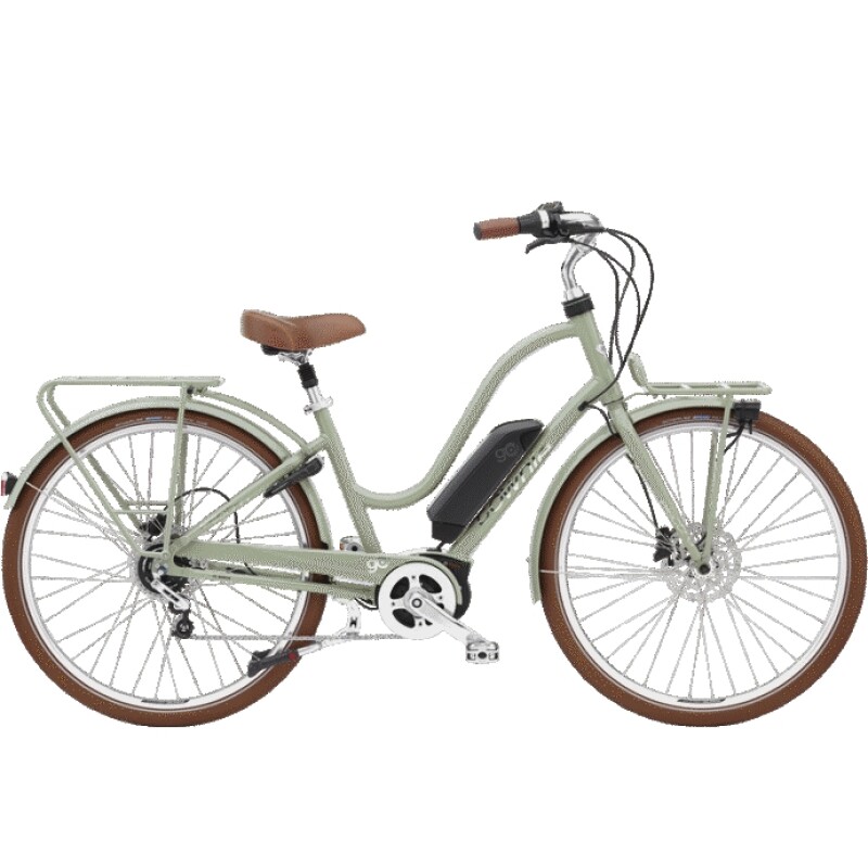 Electra Bicycle Townie Commute Go! 5i EQ Step-Thru Green Tea