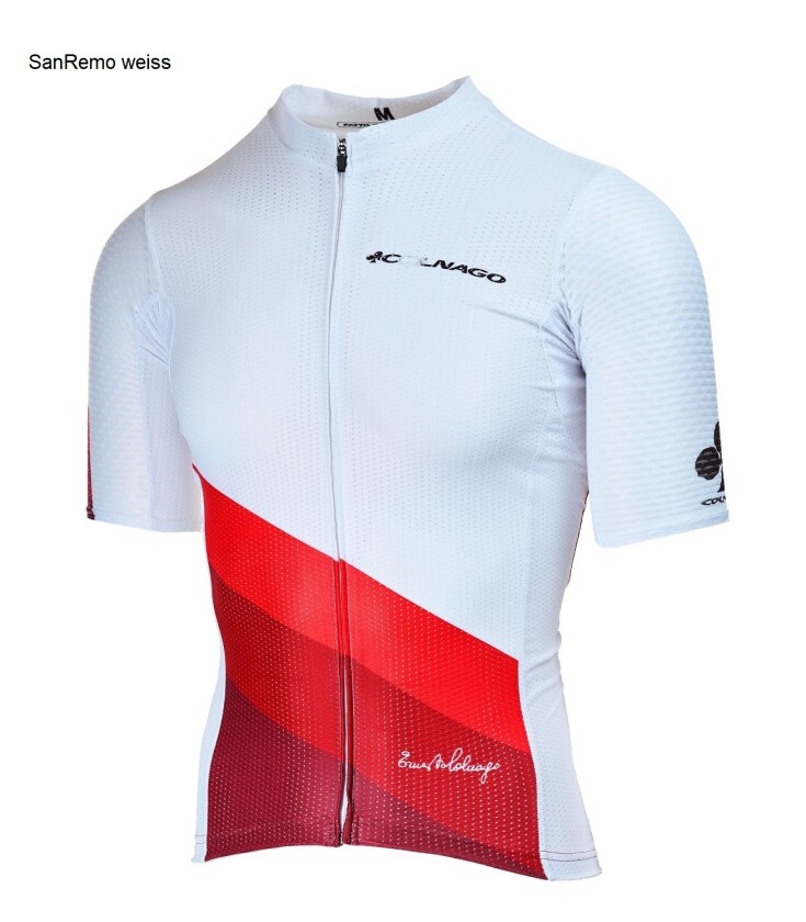 Colnago Jersey Sanremo Short Sleeves - white/red