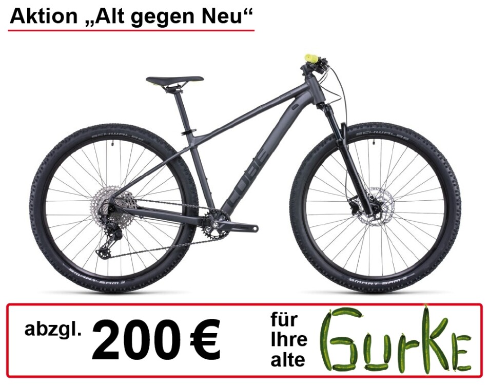 Cube - Attention SL 29 (grey-lime)