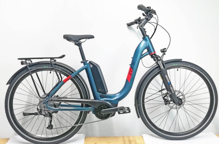 CONE Bikes - eStreet 1.0 500WH blau-grau rot