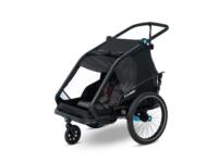 Cube Kinderanhänger - Fahrradanhänger Double CMPT - black (2026) incl. Versand