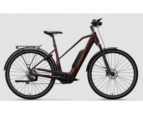 ADVANCED EBIKE TREKKING Plus, Trapez, Cherry Black