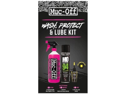Muc-Off Wash, Protect, Lube Kit (Dry Lube Version)