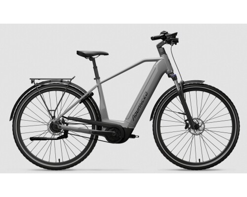 ADVANCED EBIKE TOUR Pro Diamant Stone Grey, Freilauf