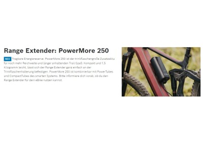 Extender Range 250Wh " Zusatz-Akku "