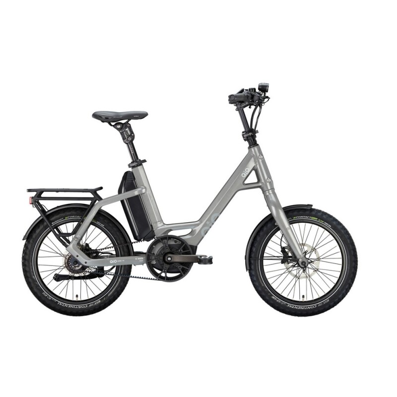 QiO Bikes EINS P-R E-14 Lead Metal, Bosch Smart System