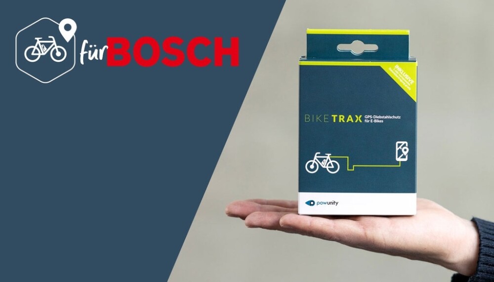 GPS-Diebstahlschutz für E-Bikes mit Bosch Antrieb