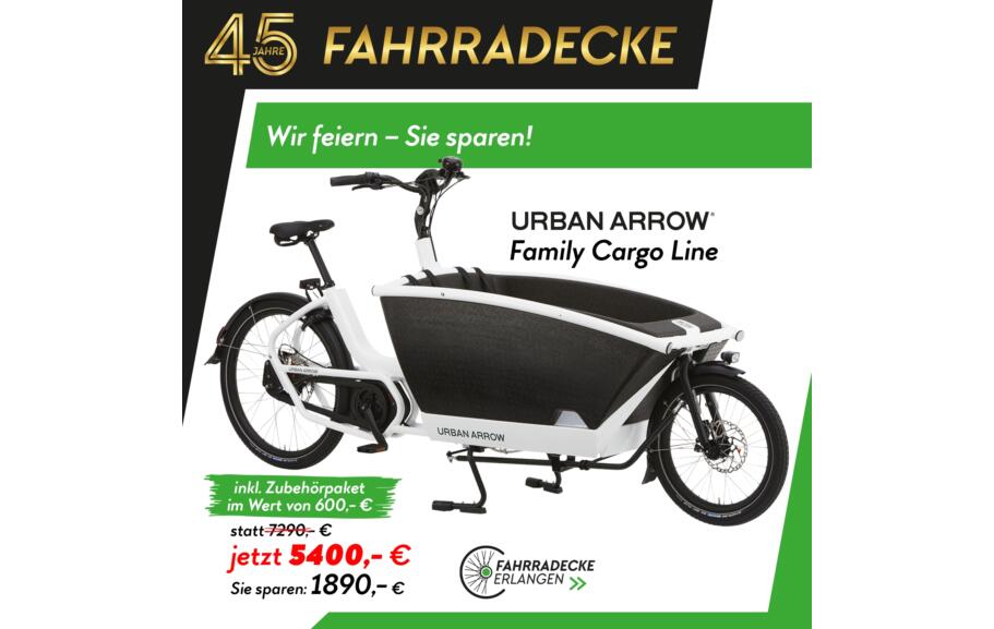 Urban Arrow Family Cargo incl. Ausstattungspaket