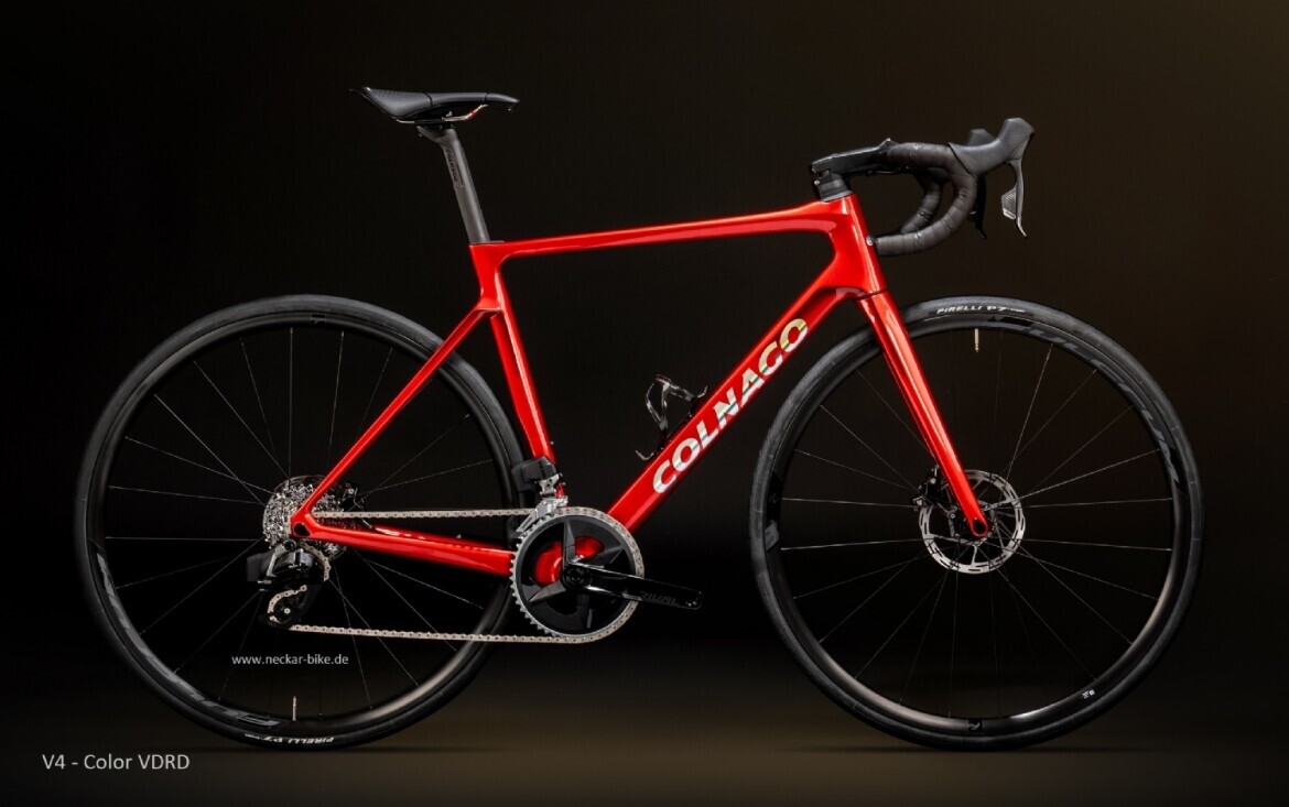 Colnago V4 Dura-Ace PM 9270 Di2 Carbon Laufradsatz CC.01 Lenker