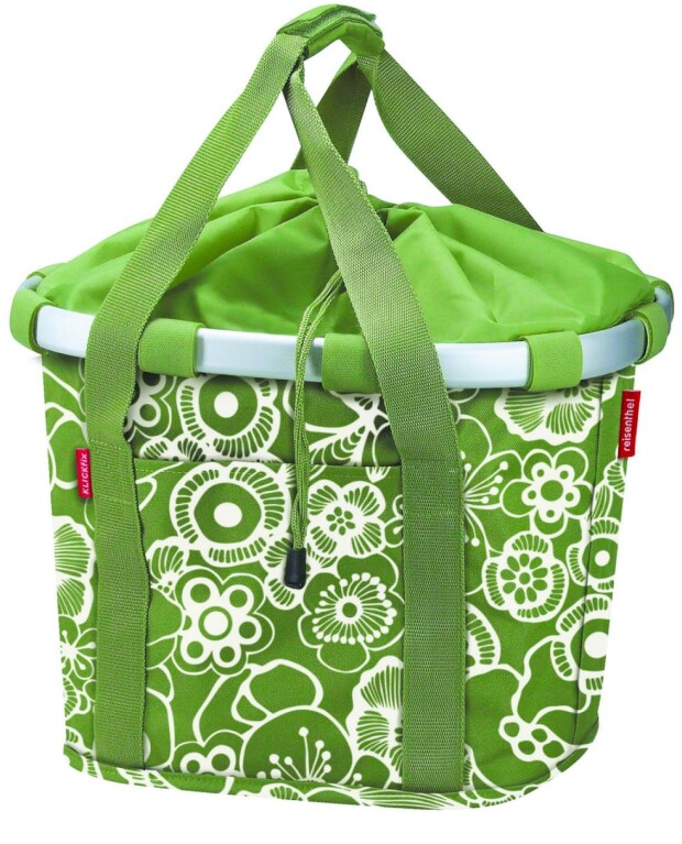 KlickFix - Reisenthel Bikebasket, Fleur Green