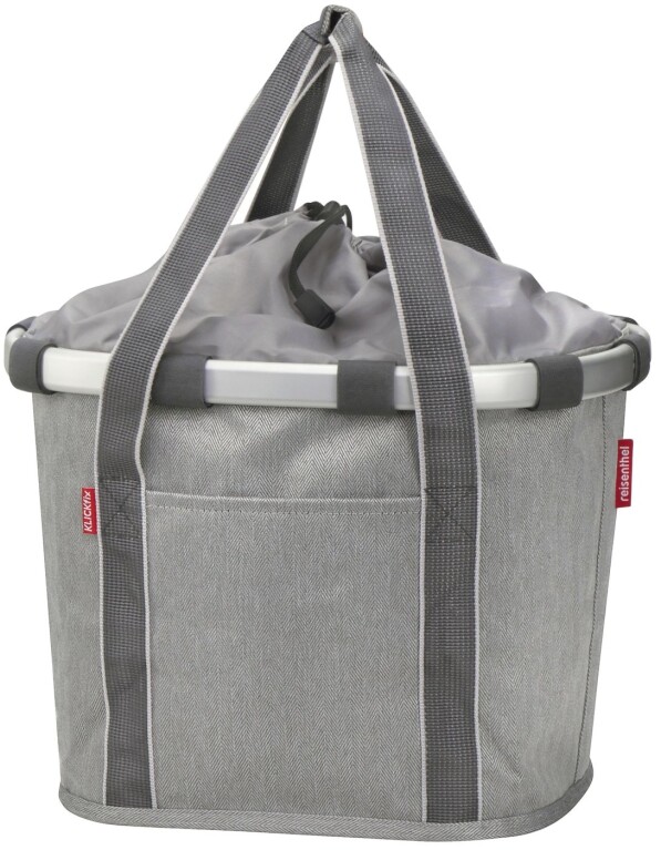 KlickFix - Reisenthel Bikebasket, Herringbone Grey