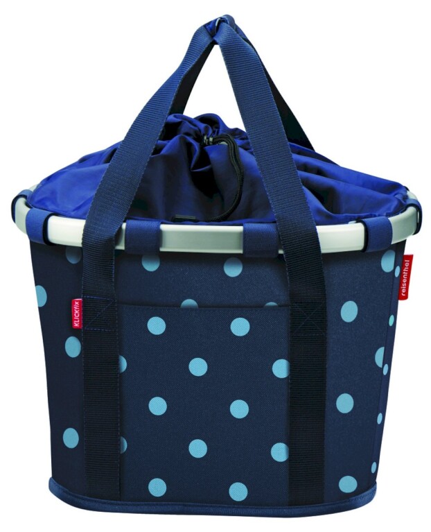 KlickFix - Reisenthel Bikebasket, Mixed Dot Blue