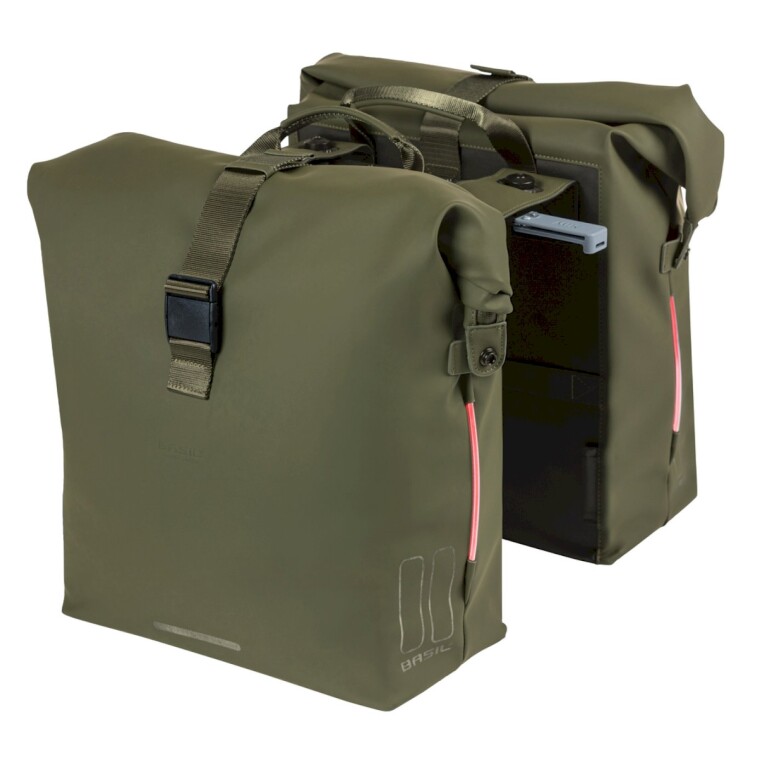Basil - Doppelpacktasche SoHo Nordlicht MIK, Moosgrün