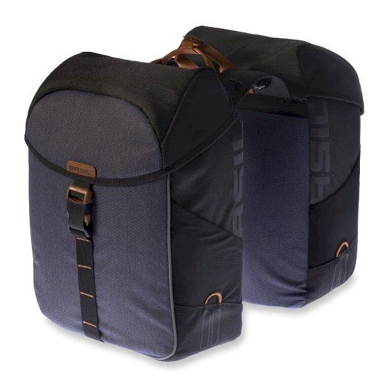 Basil - Doppelpacktasche Miles MIK, Dunkelgrau