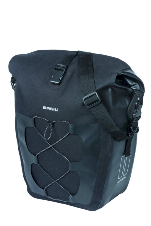 Basil - Einzeltasche Navigator Waterproof, Schwarz