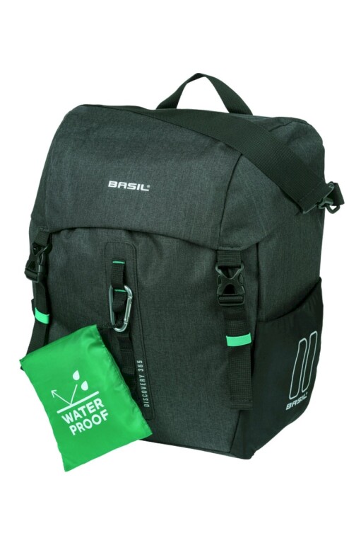 Basil - Einzeltasche Discovery 350D, Schwarz Melee