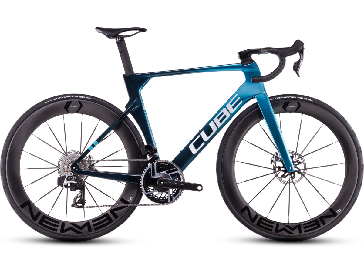 Cube Litening AERO C:68X SLX chromeblue´n´liquidblue