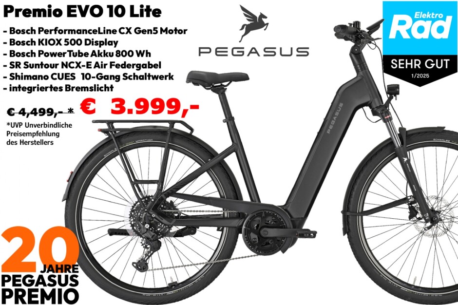 Pegasus Premio EVO 10 Lite