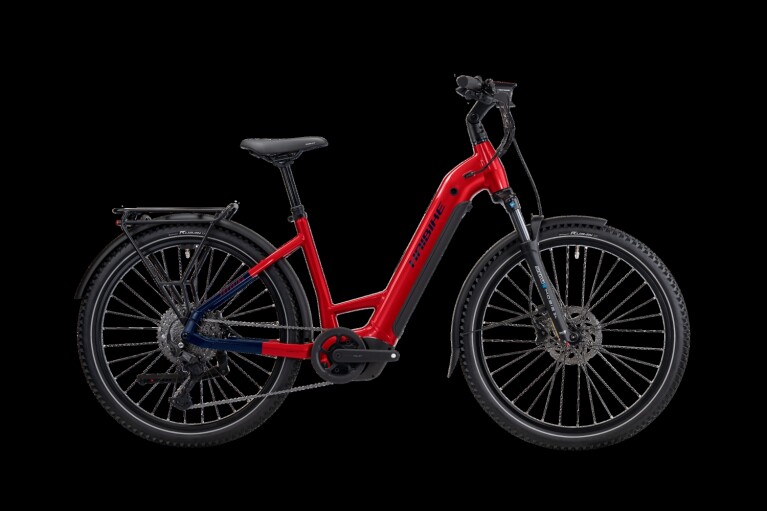 Haibike - Trekking 7 Low, Dynamite Red/Blue glänzend