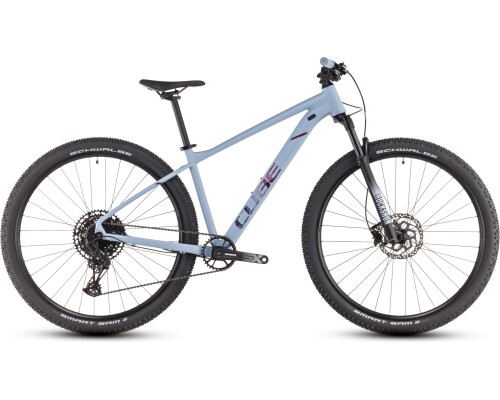 Cube Attention SLX pigeonblue´n´rubyred