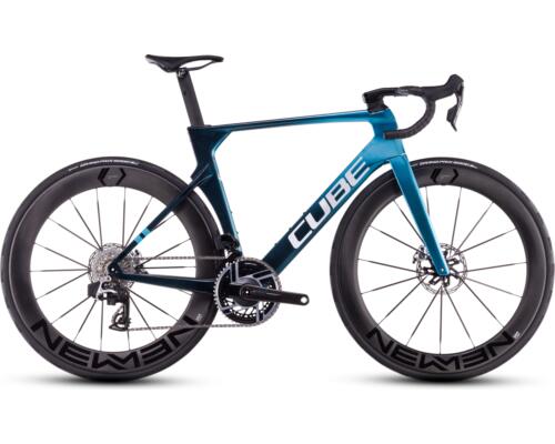 Cube Litening AERO C:68X SLX chromeblue´n´liquidblue