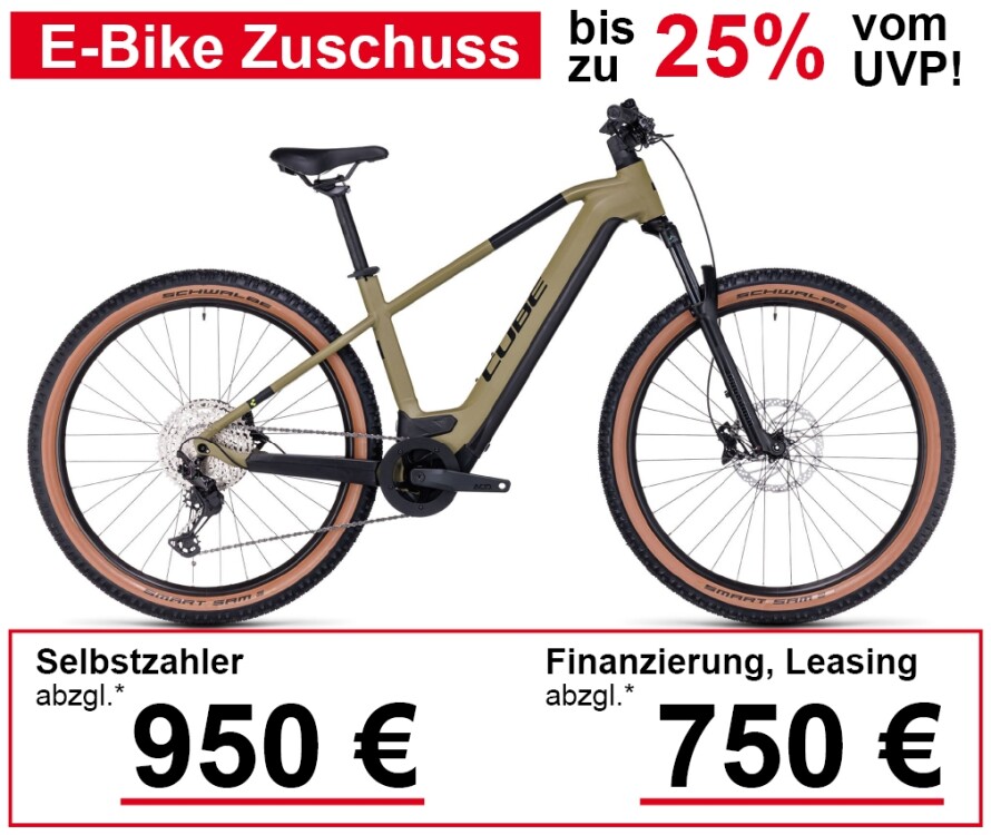 Cube - Reaction Hybrid Race 750 27 (olive-green)