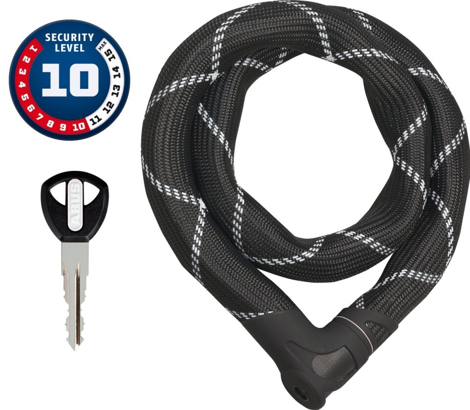 Abus ABUS Kettenschloss Iven Chain 8210/110 – 110 cm - Fahrradschloss incl. Versand