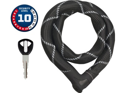 ABUS Kettenschloss Iven Chain 8210/110 – 110 cm - Fahrradschloss incl. Versand