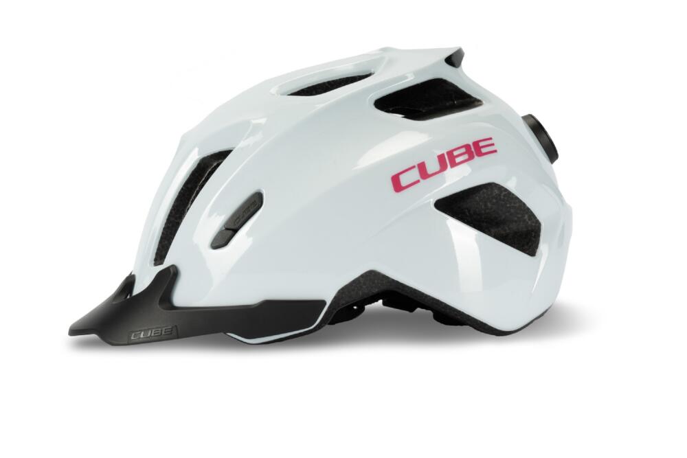 Cube - Helm FINK (flashwhite-pink)