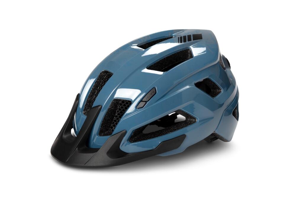 Cube - Helm STEEP (glossy blue)