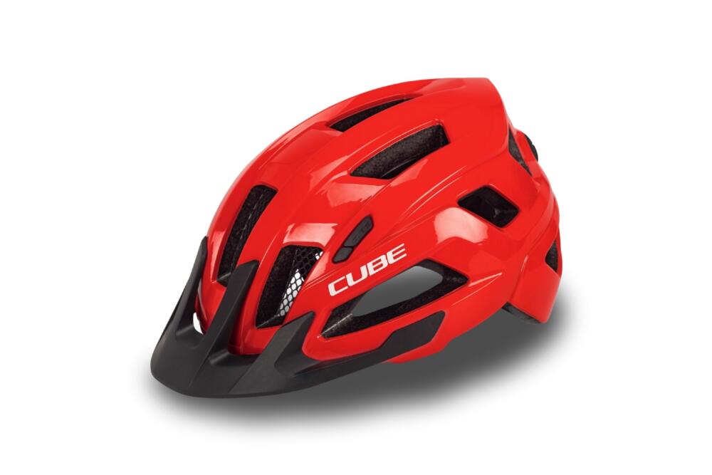 Cube - Helm STEEP (glossy red)